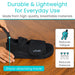 Rounded post-surgical boot with strong straps and roomy toe box for stable healing after injury.