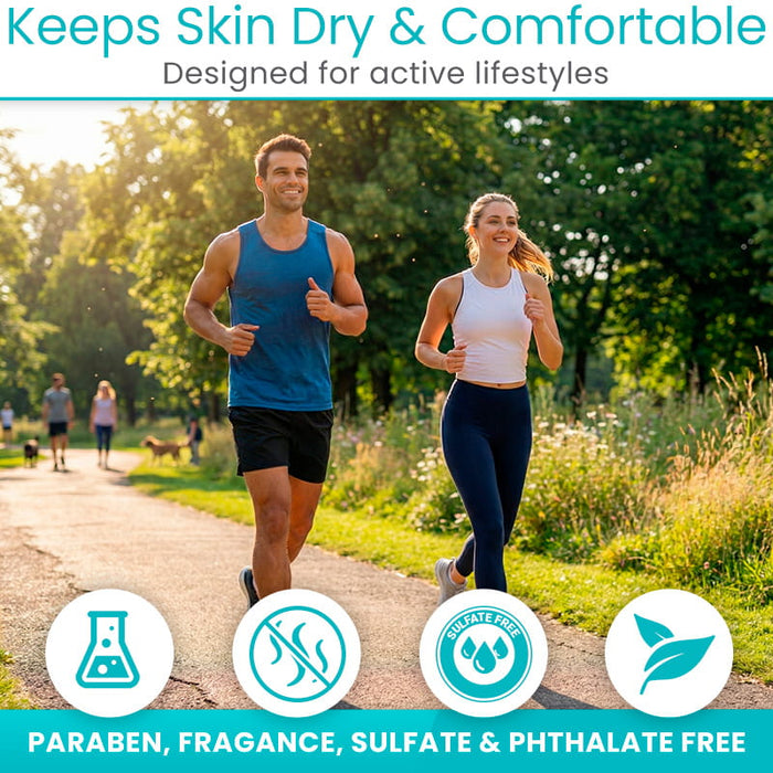 Keeps Skin Dry & Comfortable