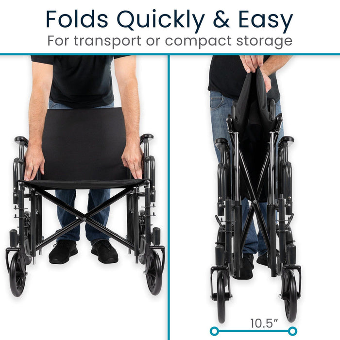 foldable bariatric wheelchair