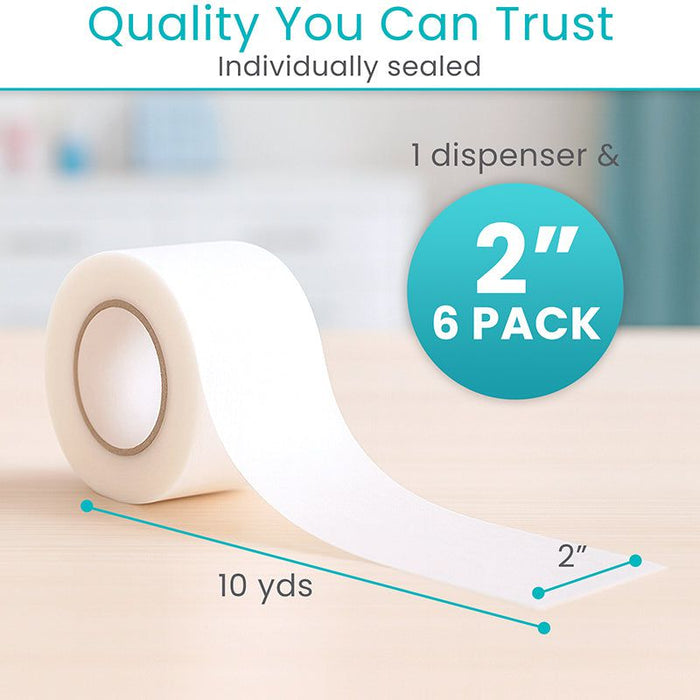 Roll of medical tape with product demensions - 10 yds; 2"