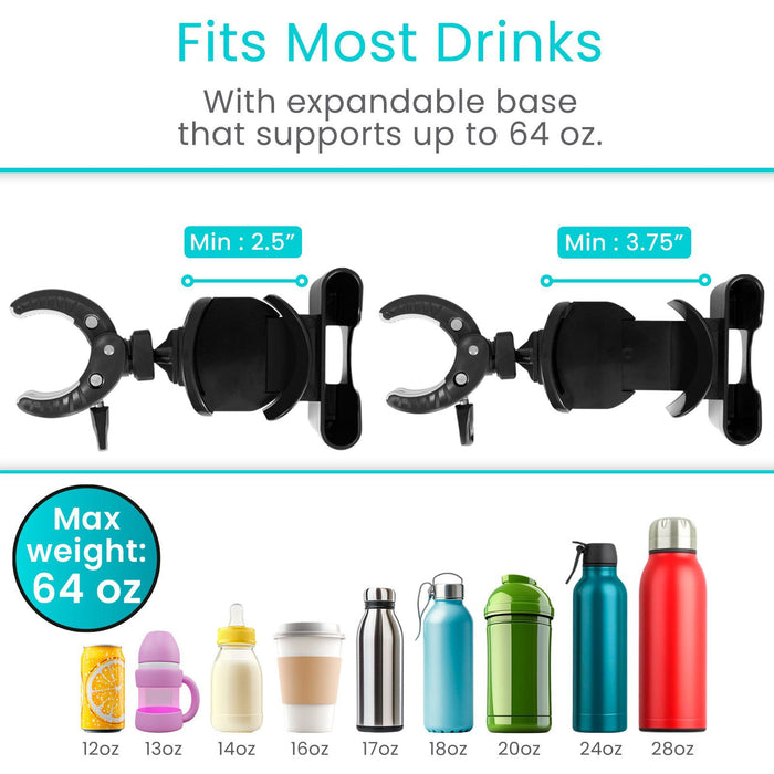 Fits most drinks