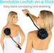 Bendable Loofah on a Stick