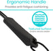 Ergonomic Handle with Anti-fatigue Cushioning