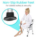 Chair with non-slip rubber feet for enhanced safety and stability, ensuring secure use on various surfaces