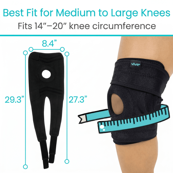 Best fit fot medium to large knees