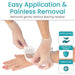 Easy Application & Painless Removal