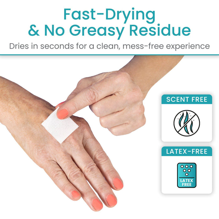 Fast-Drying & No Greasy Residue
