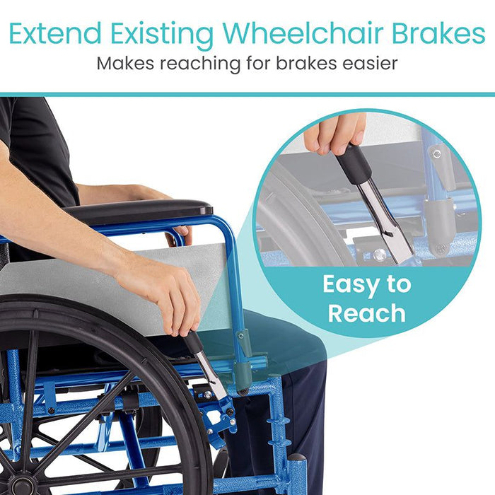 Extend Existing Wheelchair Brake Handle