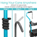 how to hang your cane anywhere
