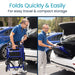 Folds Quickly & Easily