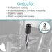 Great for Individuals with Limited Mobility