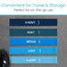Convenient for Travel & Storage
