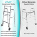 Vive Stand assist walker works as a walker or stand assist.
