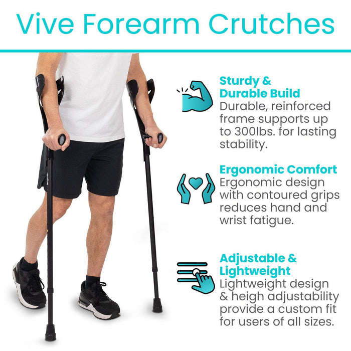 Vive Forearm Crutches