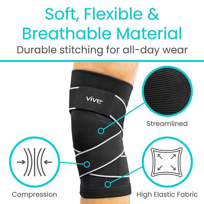 Compression Knee Sleeve with straps