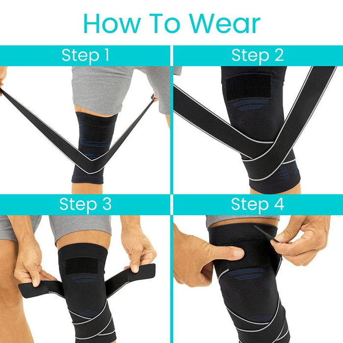 Compression Knee Sleeve with straps