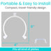 Portable & Easy to Install