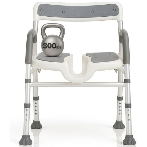 Foldable Shower Chair supporting up to 300 lbs