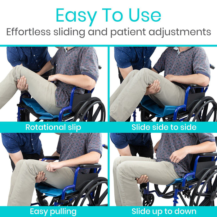 Effortless sliding and patient adjustments