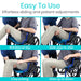 Effortless sliding and patient adjustments