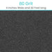 80 Grit, 4 Inches Wide and 30 Feet long