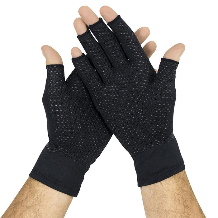 fingerless copper arthritis gloves