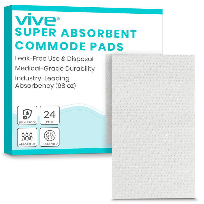 super absorbent commode pads