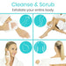 Cleanse & Scrub Exfoliate your entire body