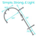Massage Cane dimensions