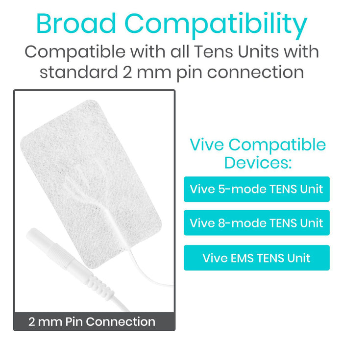 Tens Unit Replacement Pads 2x4