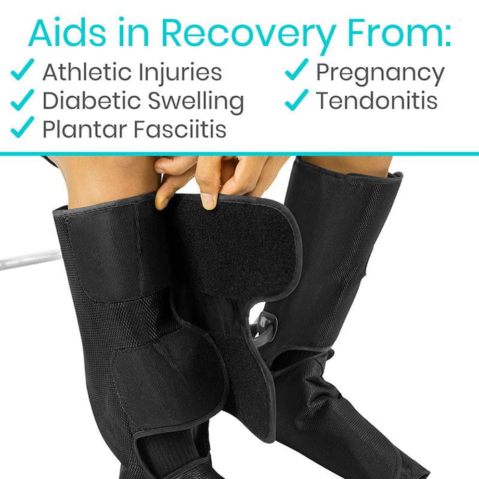 compression massager for injuries, diabetic swelling, plantar fasciitis, pregnancy, and more