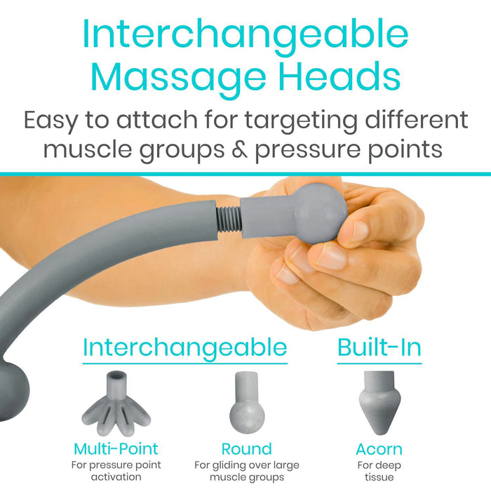 interchangeable massage heads