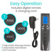 calf & foot compression massager with easy to use remote