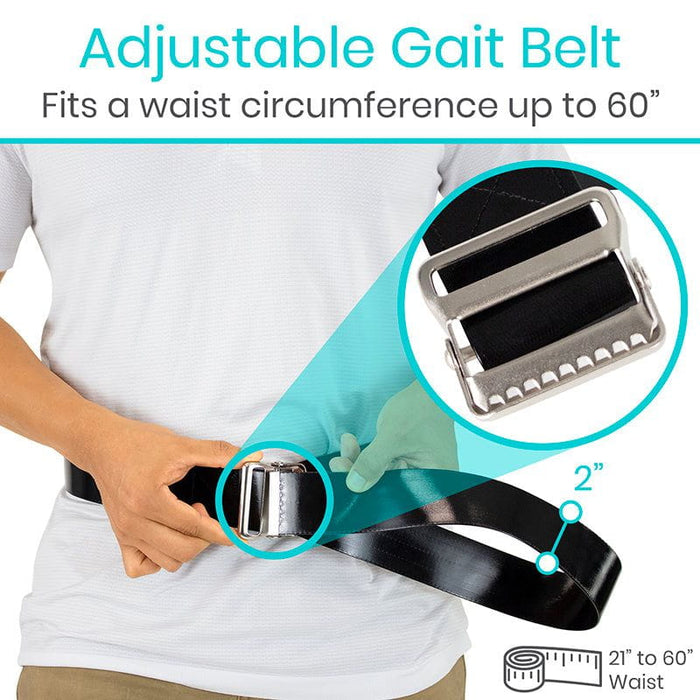adjustable transfer belt fits up to 60" circumference