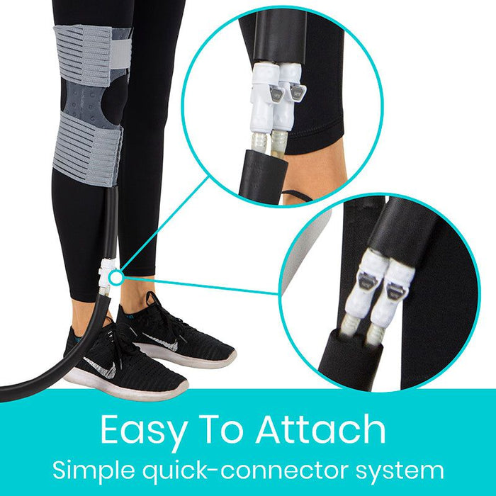 easily attach to quick connector system