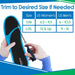 trim insoles desired size