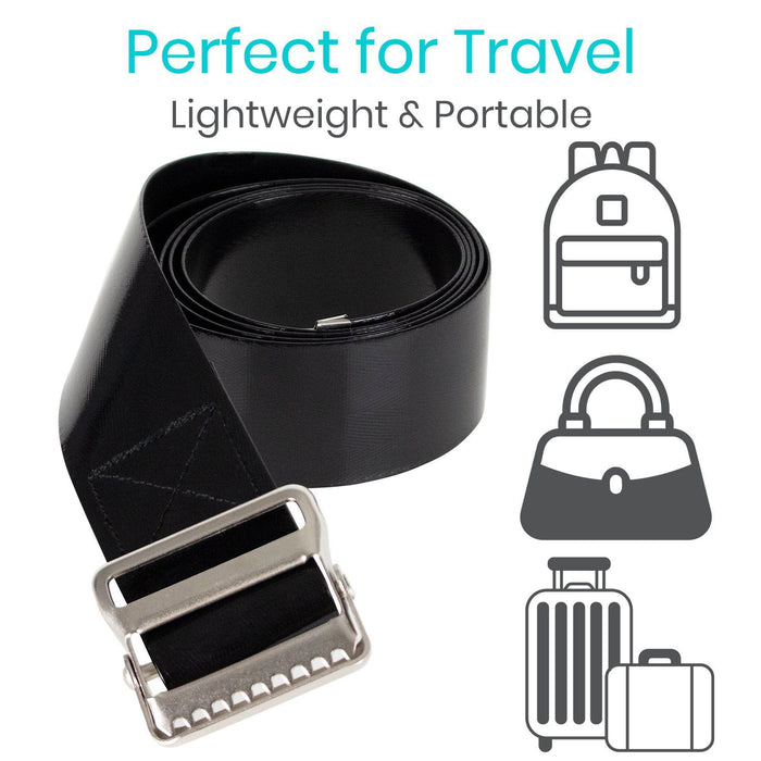 lightweight & portable transfer belt for easy travel