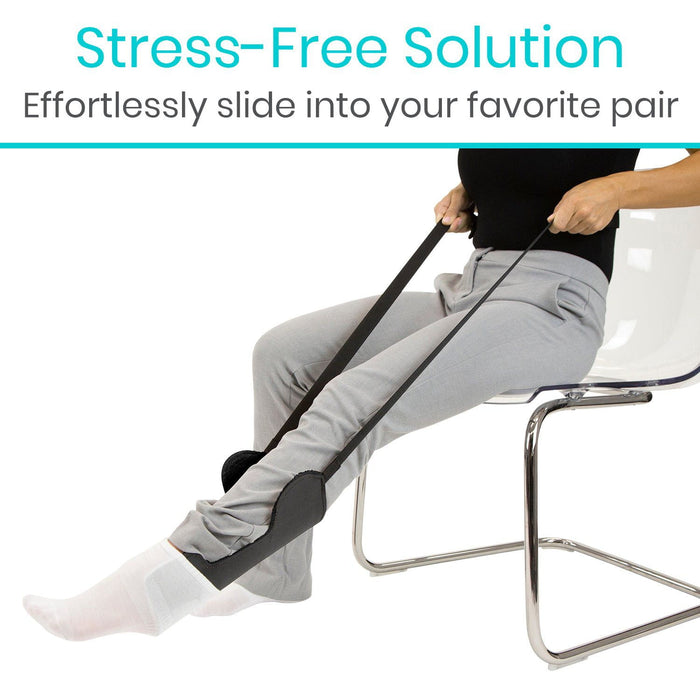 effortlessly slide on socks