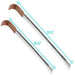 Large and small metal shoe horn