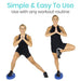Two women using an exercise balance board, demonstrating simple exercises for any workout routine.