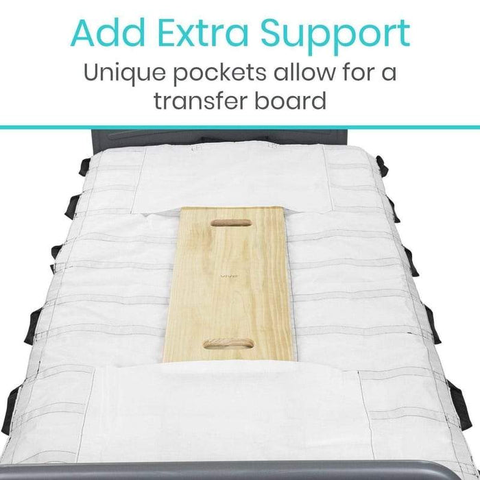 Add Extra Support, Unique pockets allow for a transfer board