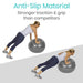 Anti-Slip Material Stronger traction & grip than competitors