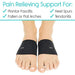 Pain Relieving Support For: 1. Plantar Fasciitis 2. Fallen or flat arches. 3. Heel support. 4. Tendonitis