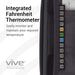 Integrated Fahrenheit Thermometer. Easily monitor and maintain your required temperature