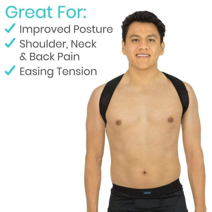 Great For: 1. Improves Posture 2. Shoulder, Neck & Back Pain 3. Easing Tension