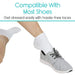 Compatible With Most Shoes. Get dressed easily with hassle-free laces