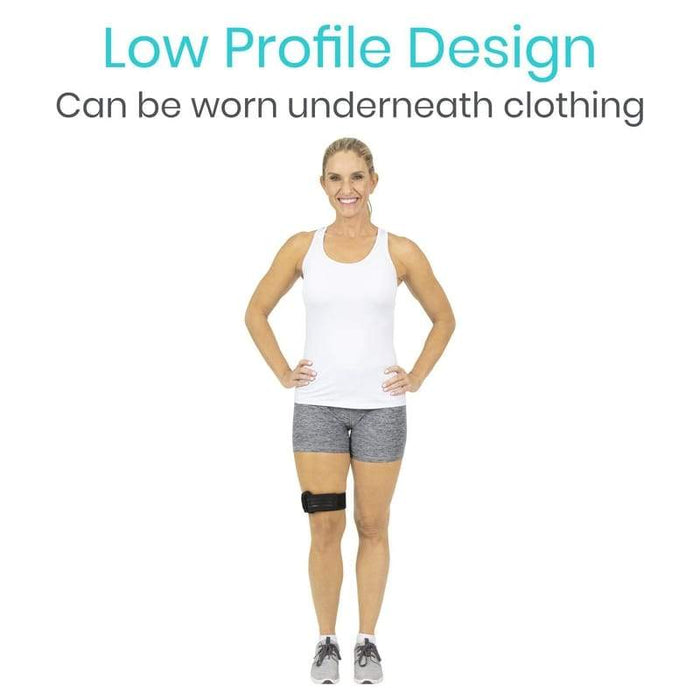 Low Profile Design Can be worn underneath clothing
