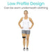 Low Profile Design Can be worn underneath clothing