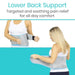 Lower Back Support- Targeted and soothing pain relief for all day comfort