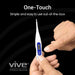 One-Touch. Simple and easy to use out-of-the-box
